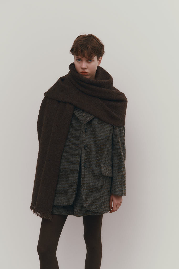 ウールテーラードジャケット（チェック） | MACHATT ONLINE STORE