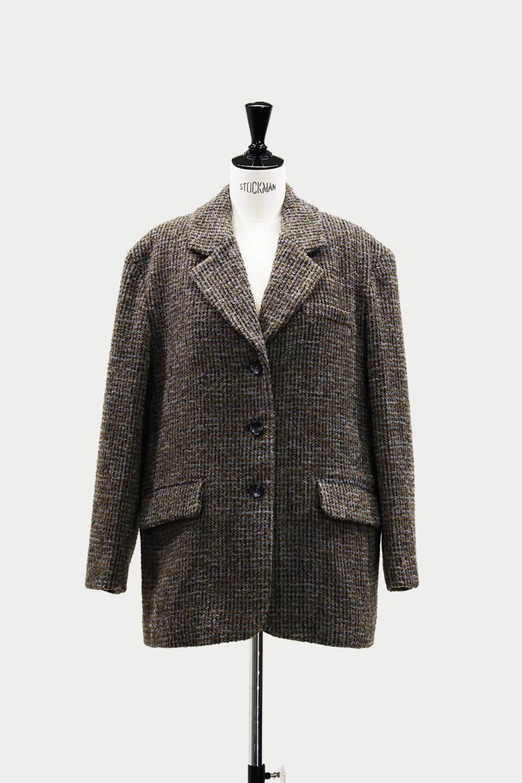 ウールテーラードジャケット（チェック） | MACHATT ONLINE STORE