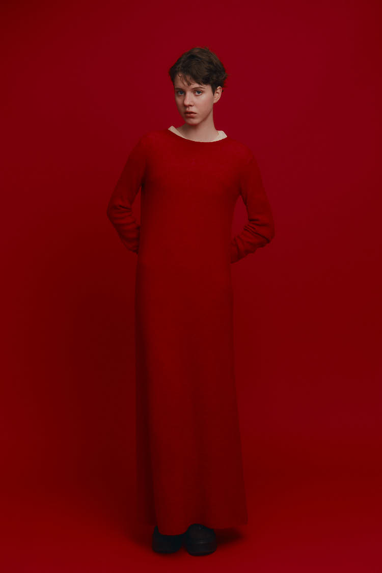 ニットロングドレス（レッド） | MACHATT ONLINE STORE