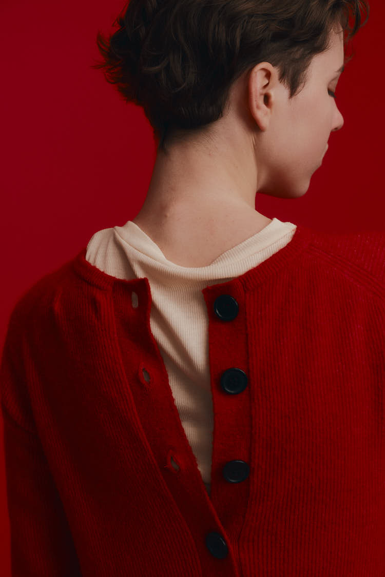 ニットロングドレス（レッド） | MACHATT ONLINE STORE