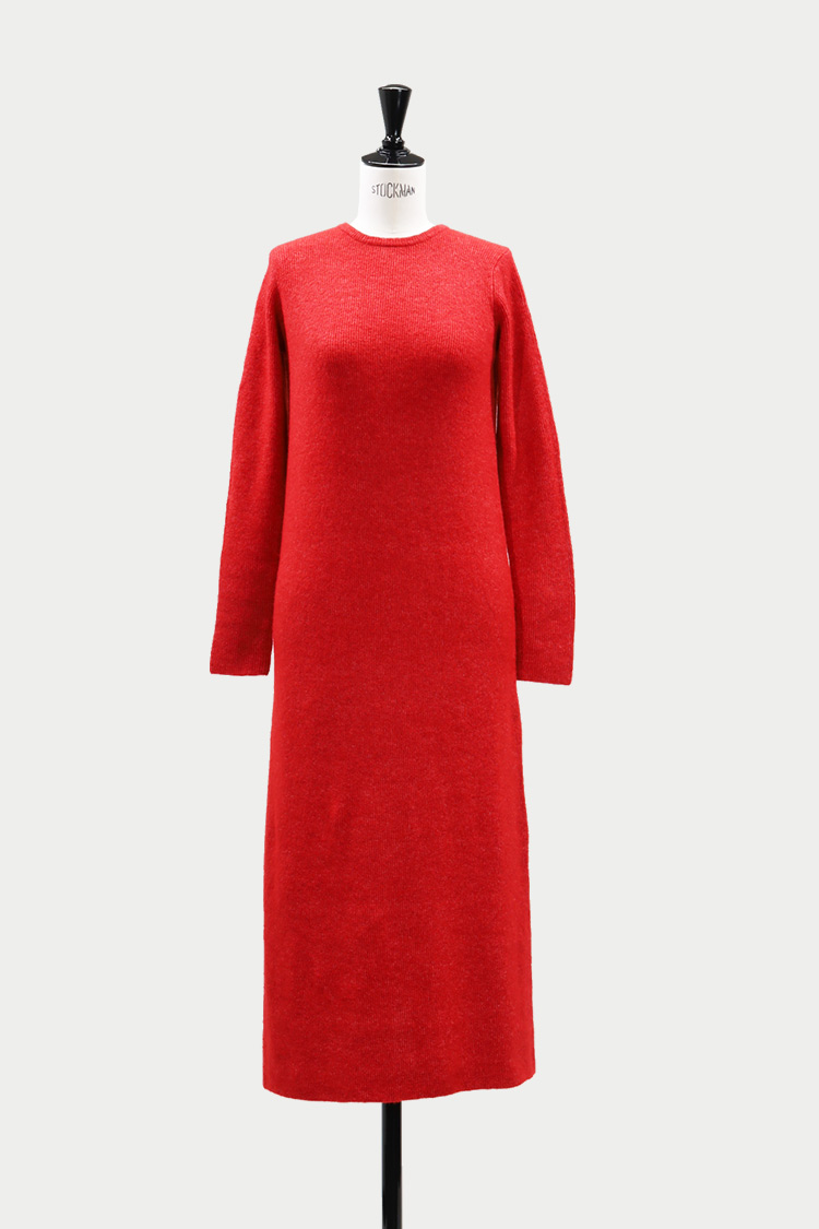 MACHATT 完売　ニットロングドレス ニットロングドレス（レッド） | MACHATT ONLINE STORE