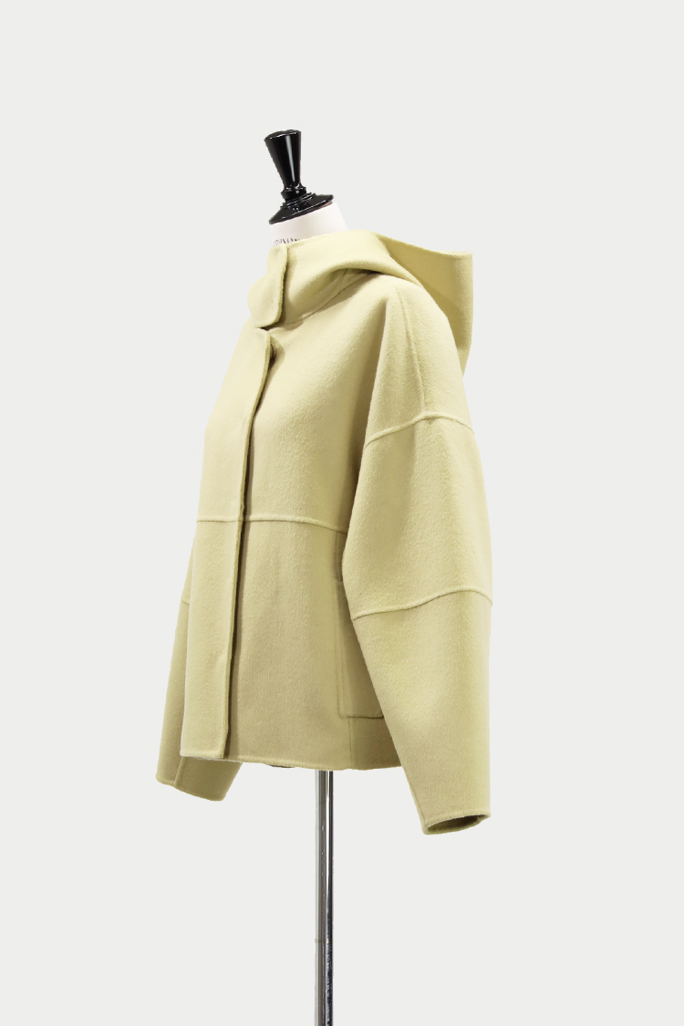 MACHATT ジップウールリバーコート リバーウールフーディー（ブラック） | MACHATT ONLINE STORE