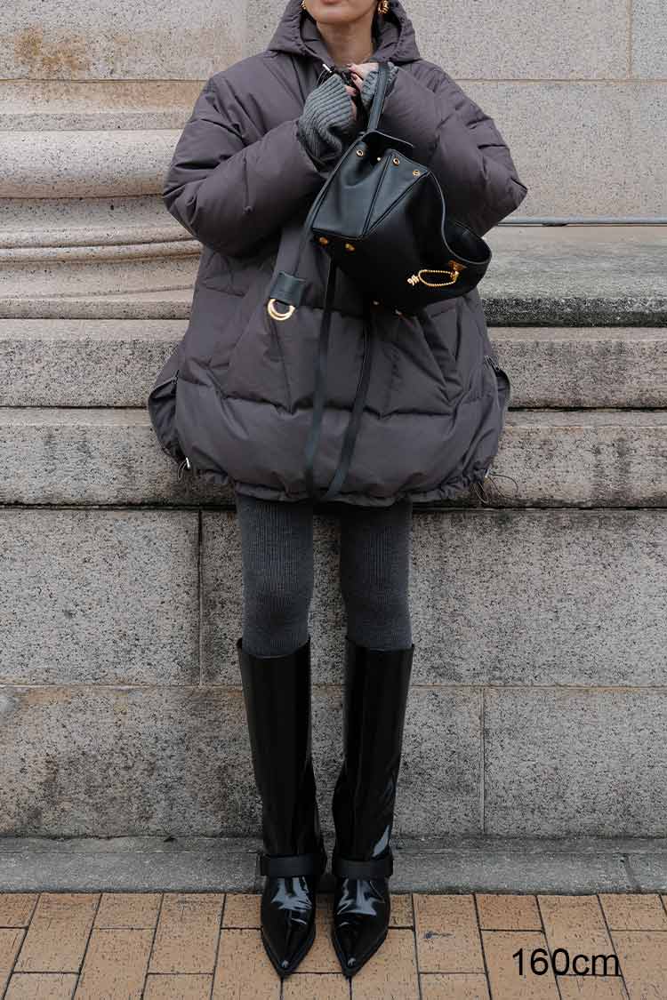 machatt anorak down coat ブラック アノラックダウンコート（ブラック）【12月下旬納品】 | MACHATT