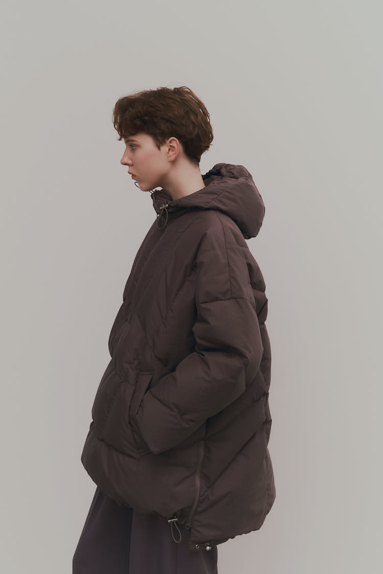 アノラックダウンコート（グレー） | MACHATT ONLINE STORE