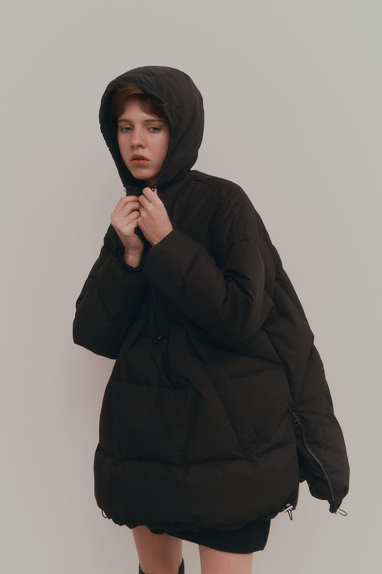 アノラックダウンコート（ブラック） | MACHATT ONLINE STORE