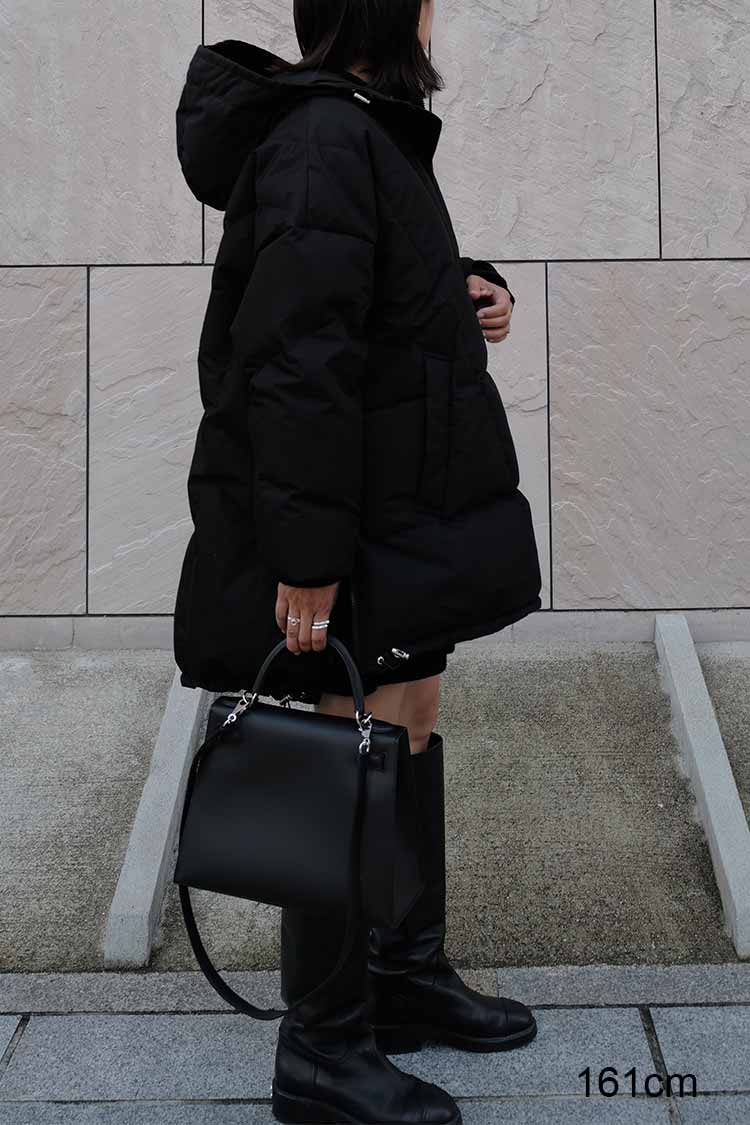 MACHATT マチャット　ダウンコート　ブラック アノラックダウンコート（ブラック）【12月下旬納品】 | MACHATT