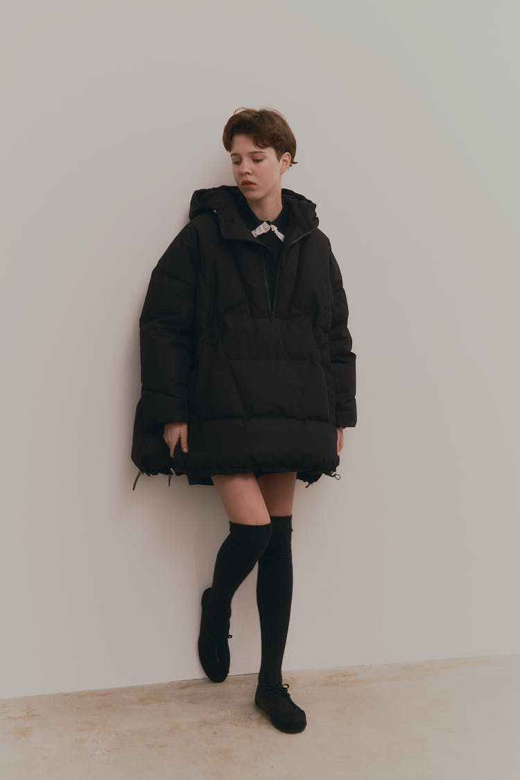 アノラックダウンコート（ブラック） | MACHATT ONLINE STORE