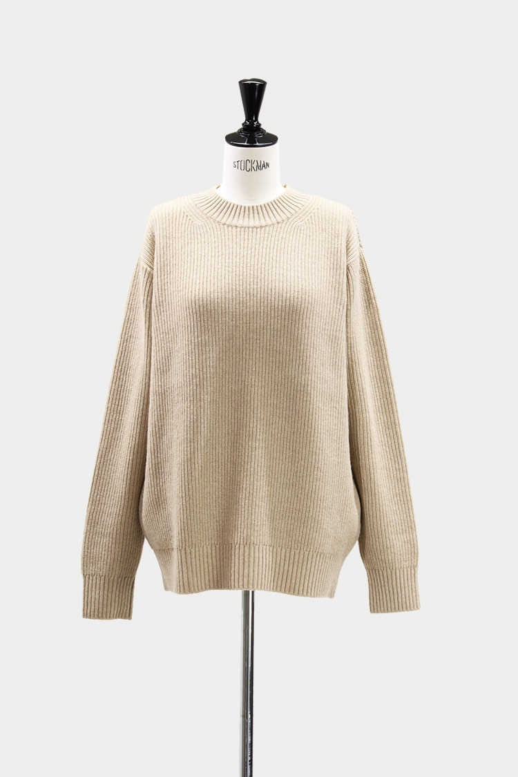 ラムズウールニット（ベージュ） | MACHATT ONLINE STORE