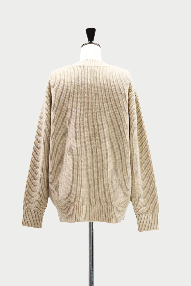 MACHATT ラムズウールローゲージニット MACHATT 24AW ラムズウール