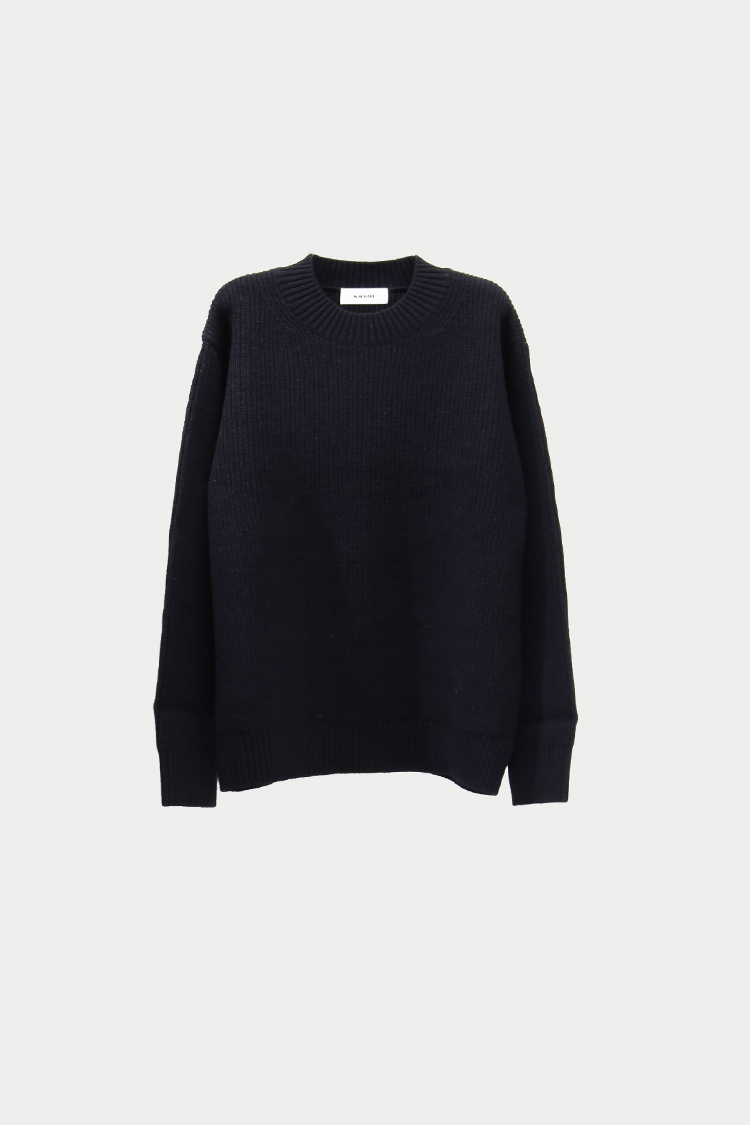 ラムズウールニット（ブラック） | MACHATT ONLINE STORE