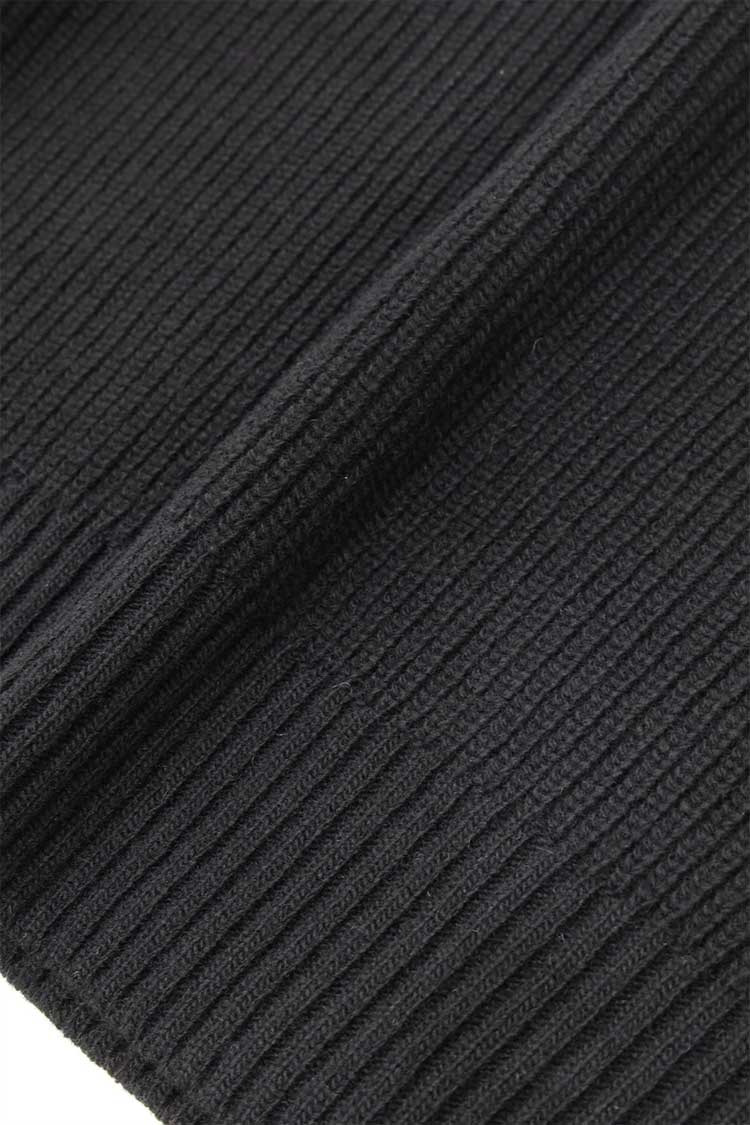 MACHATT 24AW ラムズウールローゲージニット ブラック ラムズウールニット（ブラック） | MACHATT ONLINE STORE