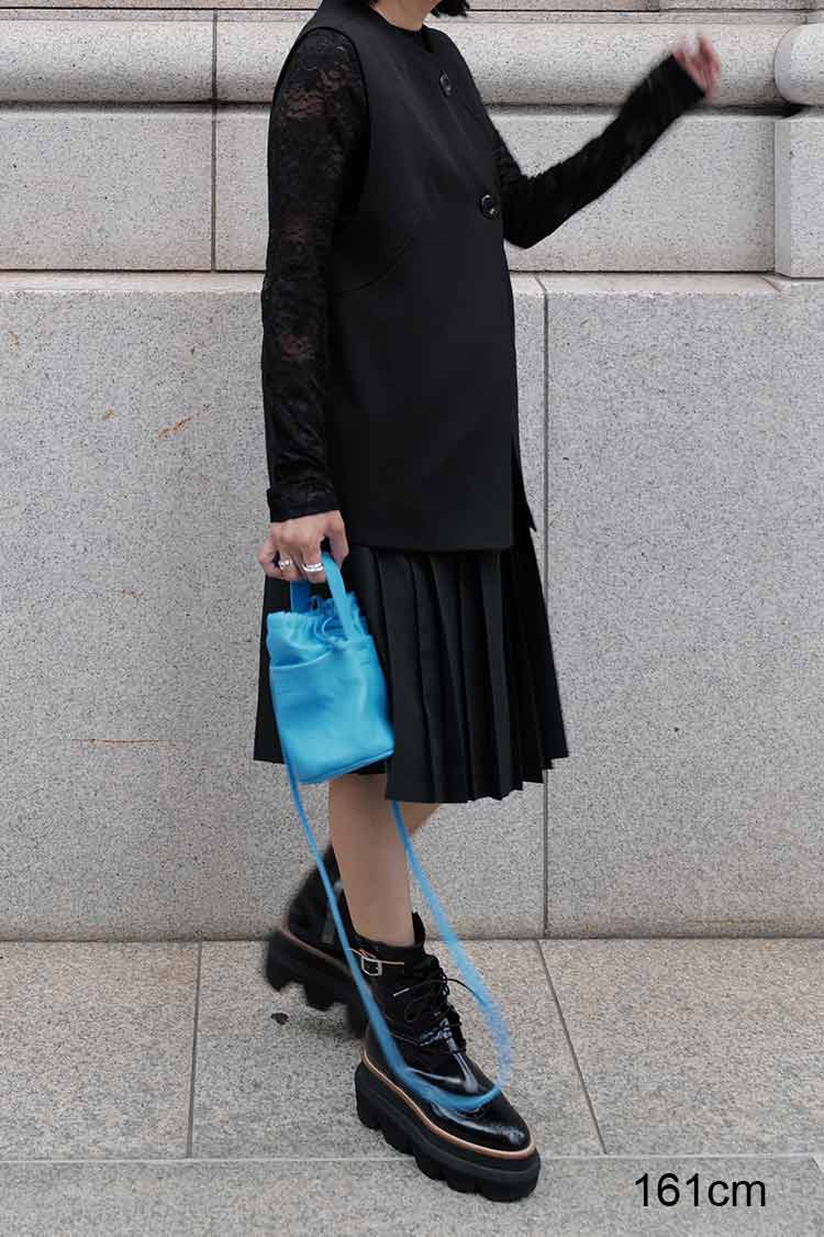 タフタプリーツスカート（ブラック） | MACHATT ONLINE STORE