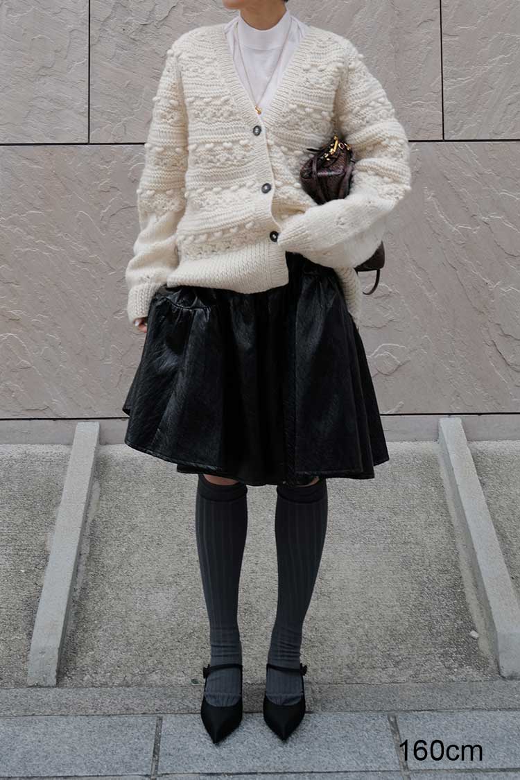 ウールハンドニットカーディガン（アイボリー） | MACHATT ONLINE STORE