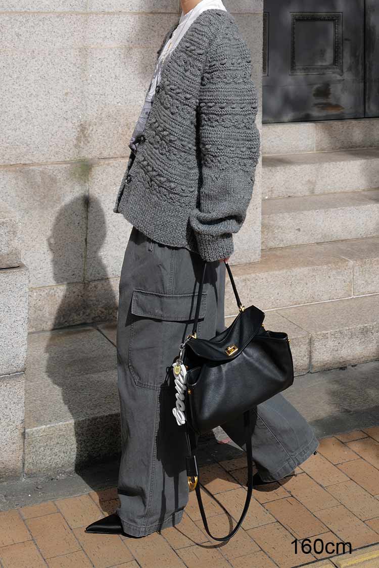 ウールハンドニットカーディガン（グレー） | MACHATT ONLINE STORE