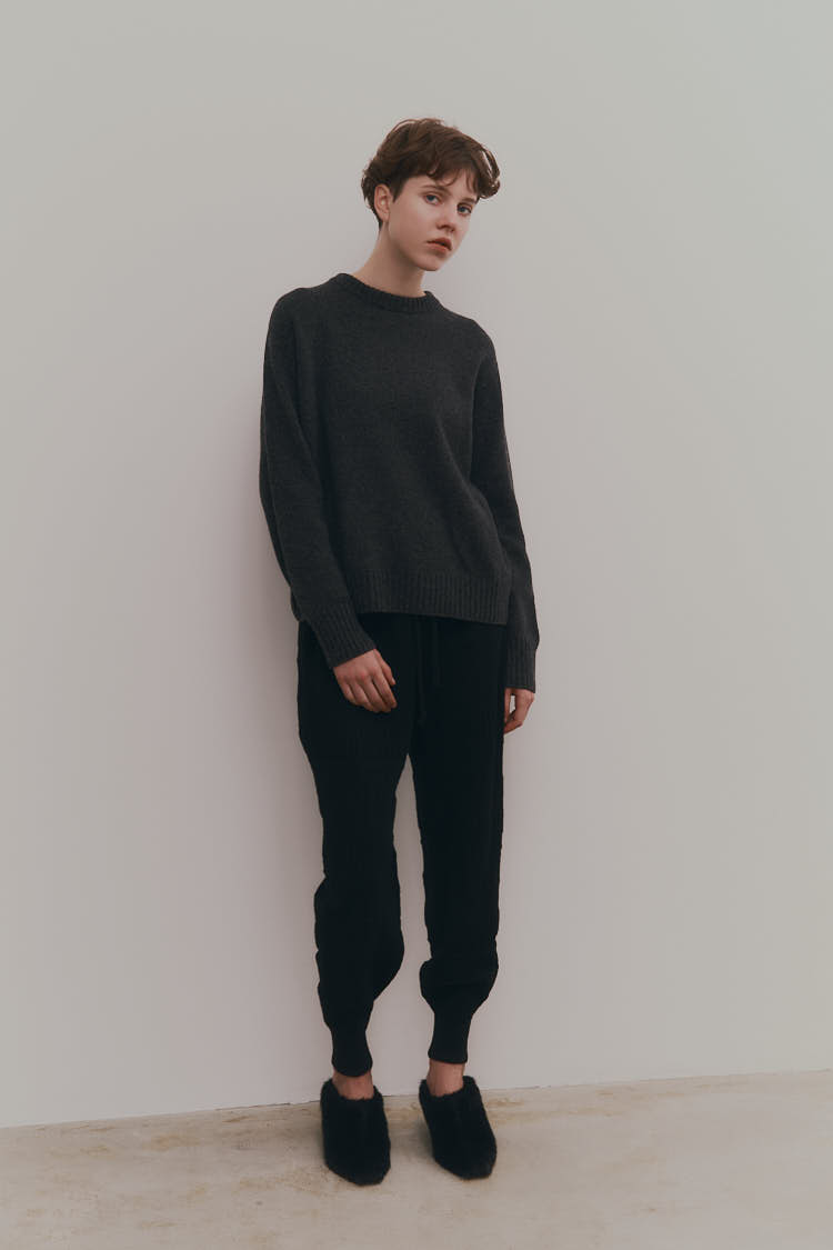 ニットパンツ（ブラック） | MACHATT ONLINE STORE