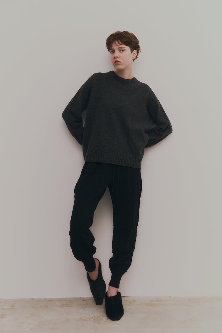 ニットパンツ（ブラック） | MACHATT ONLINE STORE