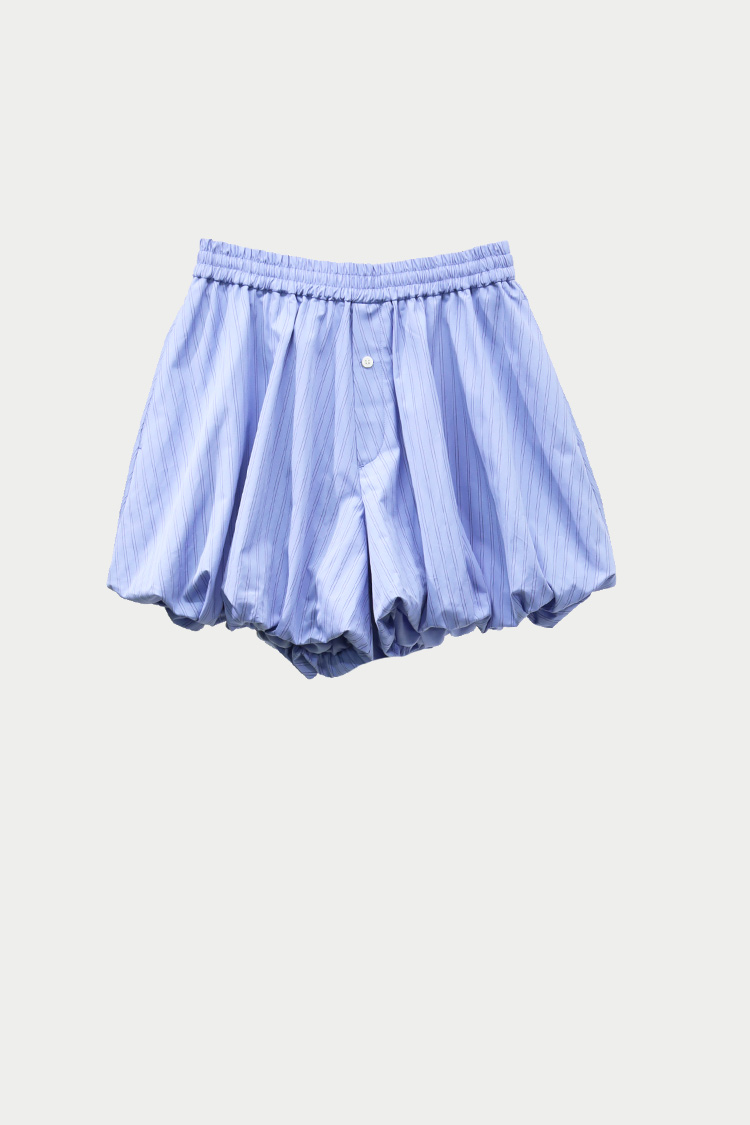 【新品】Machatt ストライプバルーンショートパンツ　36 ストライプバルーンショートパンツ | MACHATT ONLINE STORE