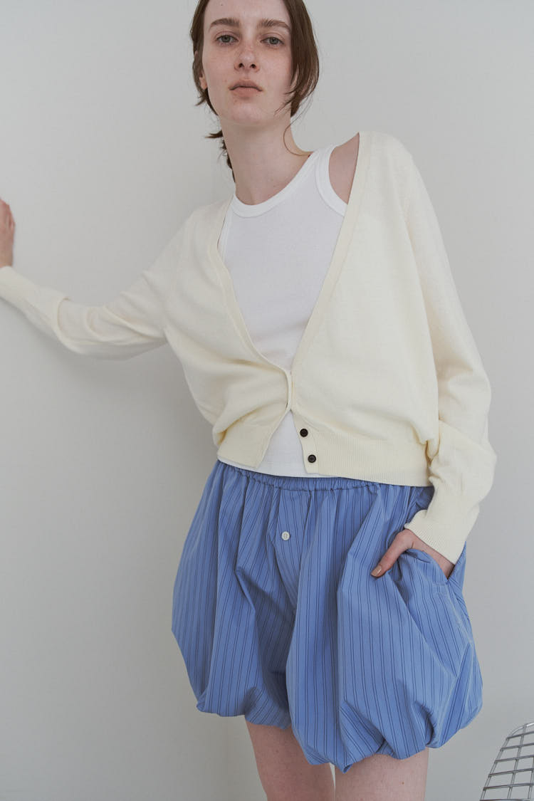 ストライプバルーンショートパンツ | MACHATT ONLINE STORE
