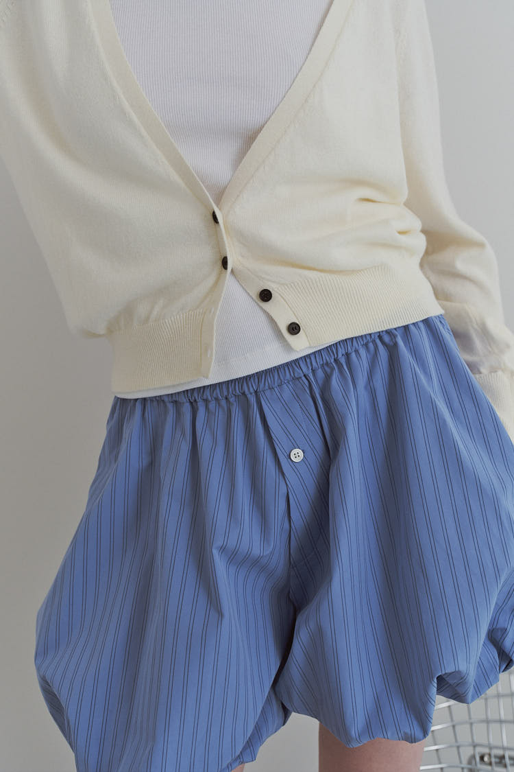 ストライプバルーンショートパンツ | MACHATT ONLINE STORE