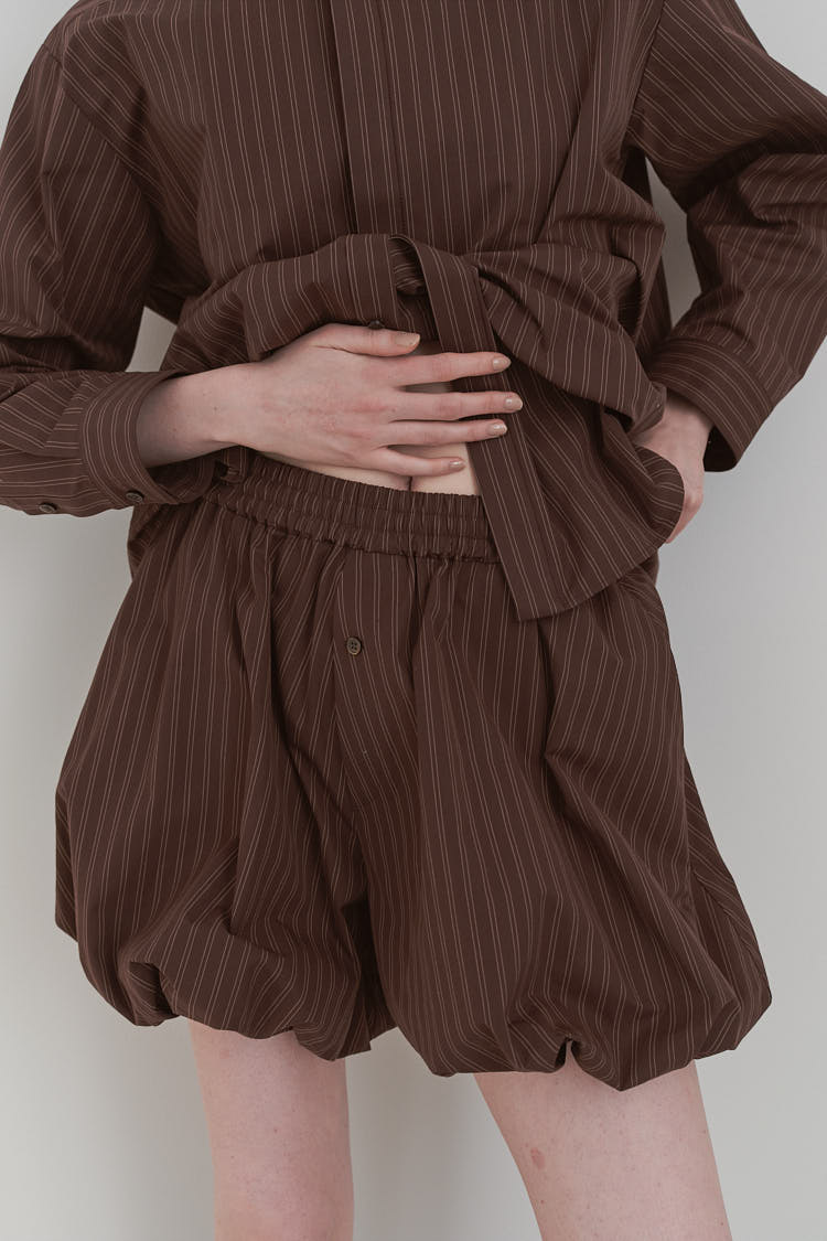 ストライプバルーンショートパンツ | MACHATT ONLINE STORE