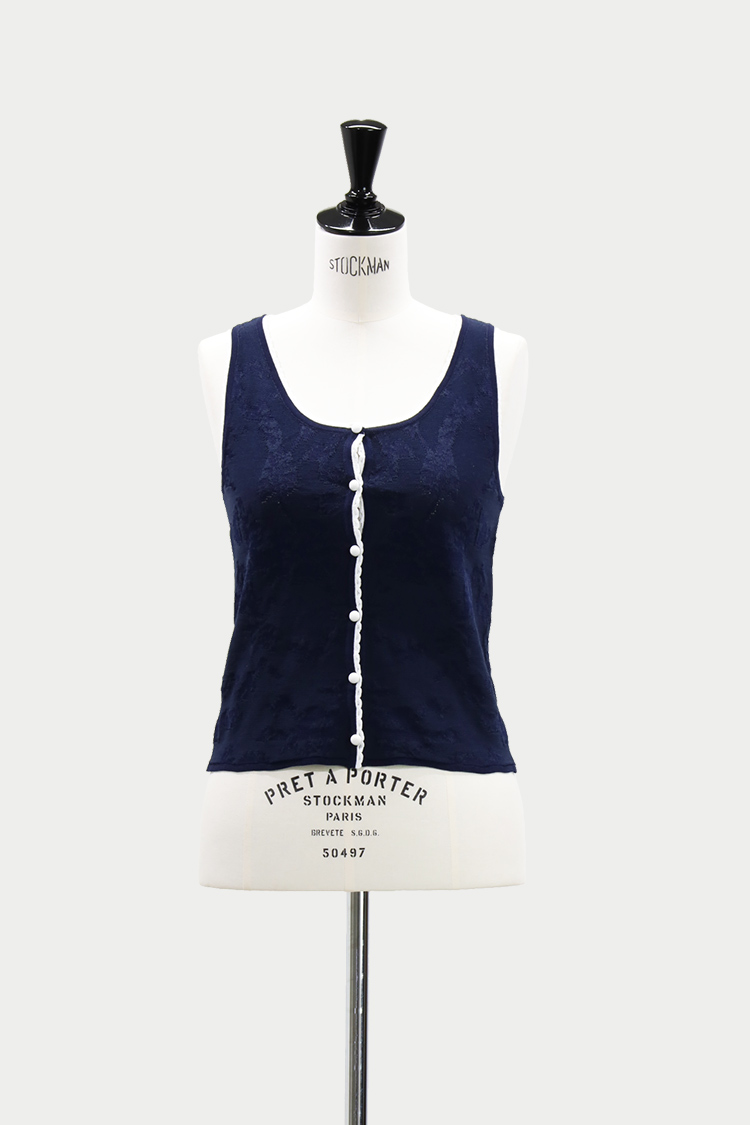machatt ニット パイピングジャガードニット | MACHATT ONLINE STORE