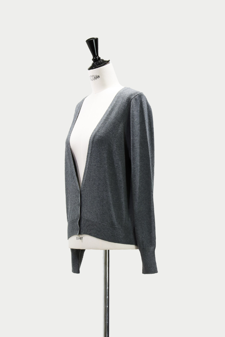 Machatt Vネックカーディガン　グレー Vネックカーディガン | MACHATT ONLINE STORE