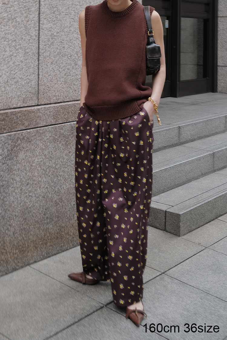 フラワープリントパンツ | MACHATT ONLINE STORE