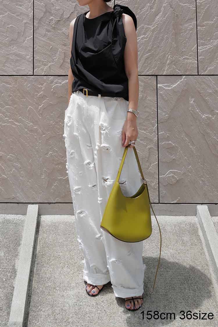 ダメージホワイトデニム | MACHATT ONLINE STORE