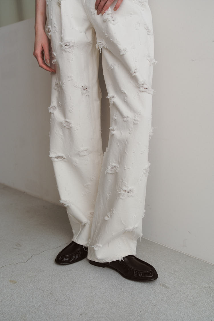 ダメージホワイトデニム | MACHATT ONLINE STORE