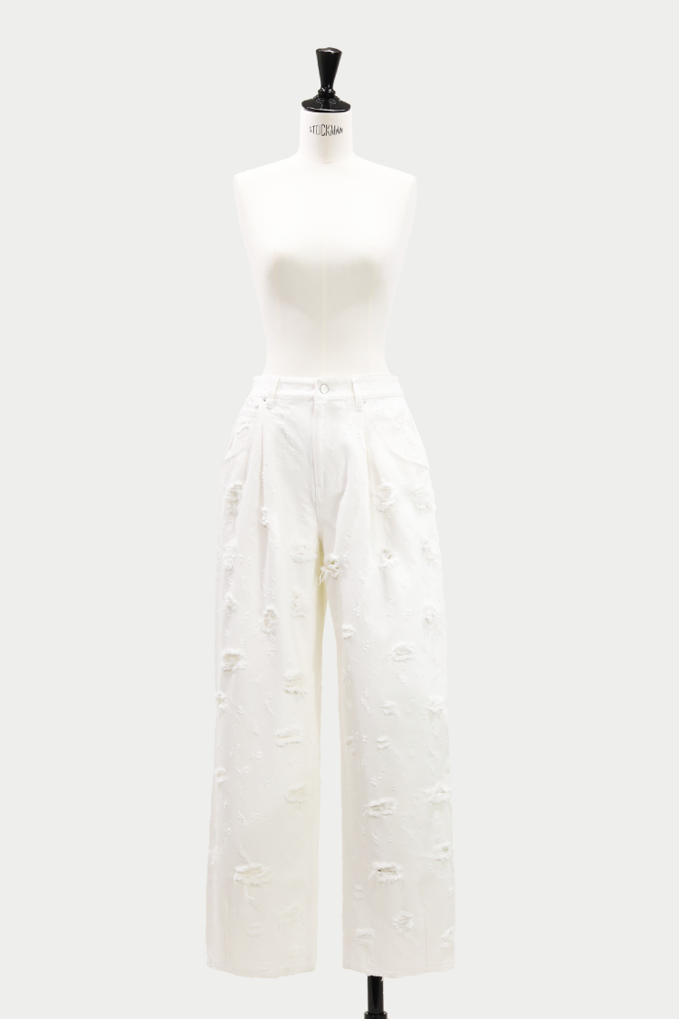 ダメージホワイトデニム | MACHATT ONLINE STORE