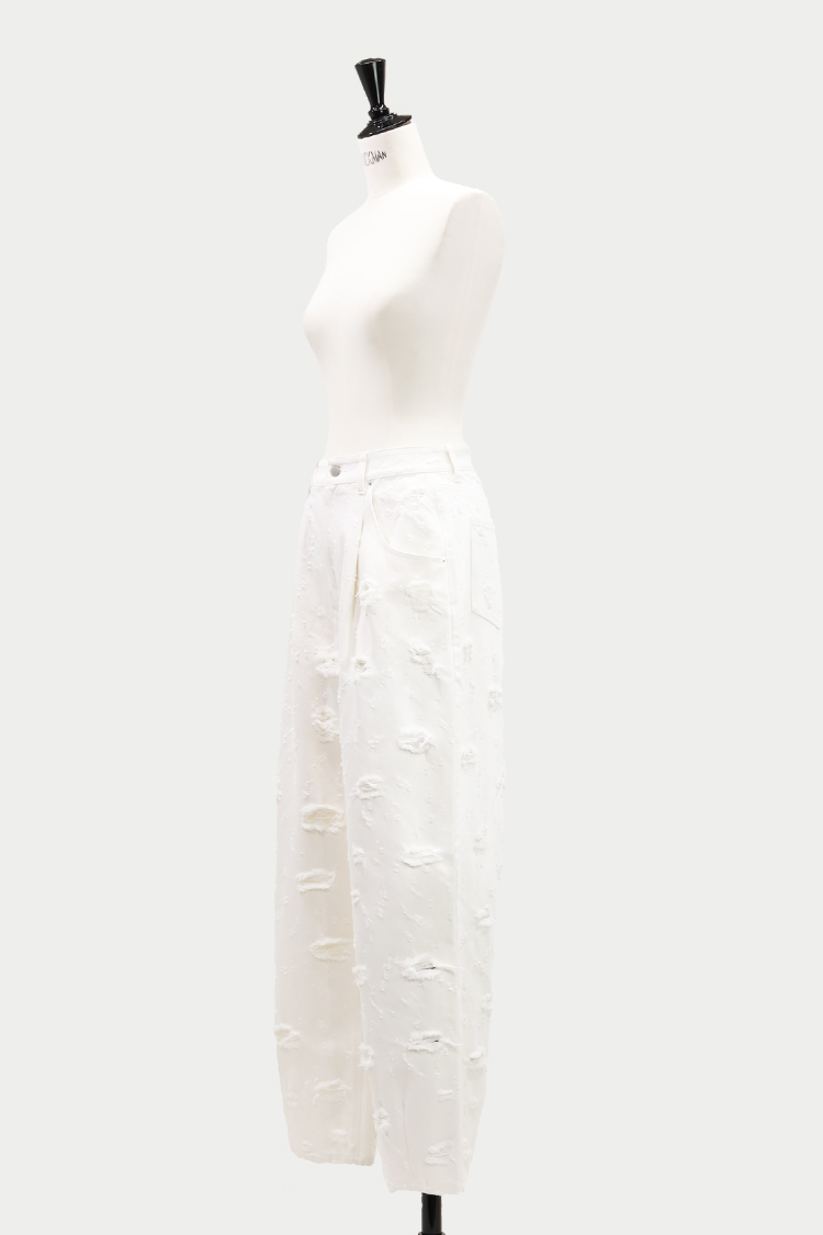 ダメージホワイトデニム | MACHATT ONLINE STORE