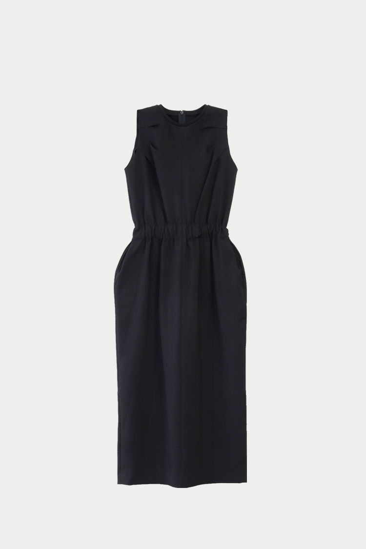 【新品未使用タグ付き】machatt ギャバジンフォルムドレス ブラック DRESS | MACHATT ONLINE STORE