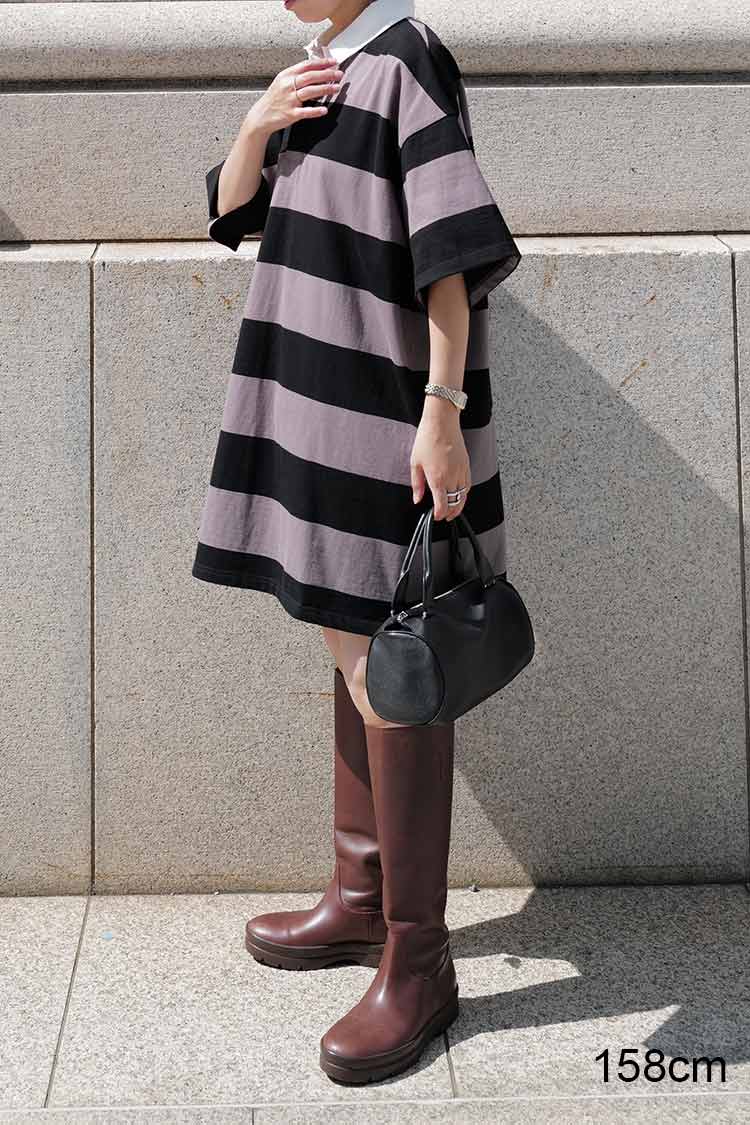 ラガーシャツワンピ | MACHATT ONLINE STORE