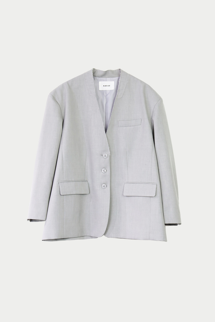 サージノーカラーオーバージャケット | MACHATT ONLINE STORE