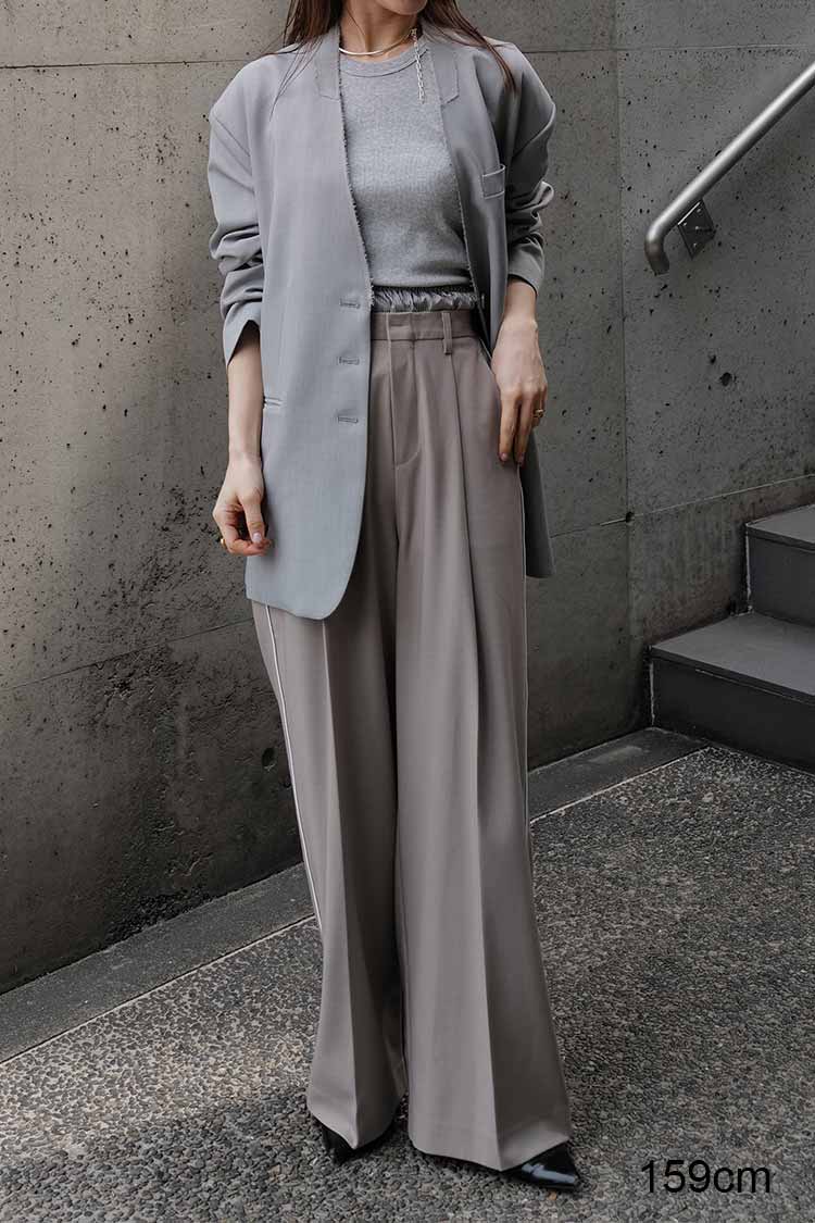 サージノーカラーオーバージャケット | MACHATT ONLINE STORE