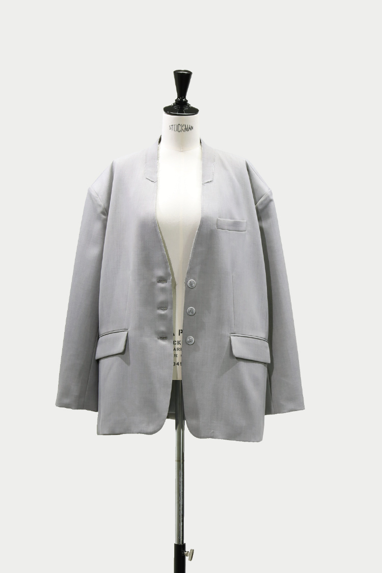 machatt マチャット　サージノーカラーオーバージャケット　ジャケット サージノーカラーオーバージャケット | MACHATT ONLINE STORE