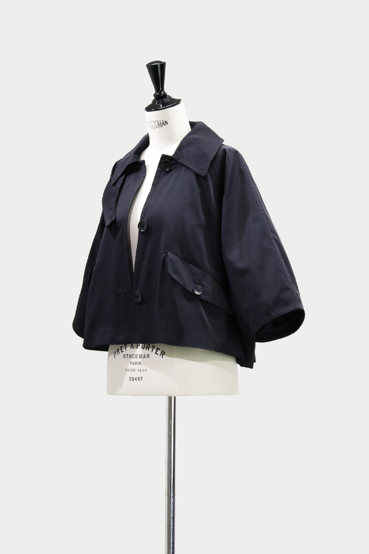 machatt ギャバジンショートトレンチ ギャバジンショートトレンチ | MACHATT ONLINE STORE