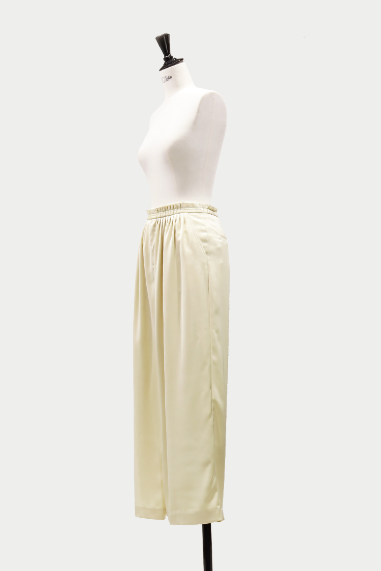 machatt サテンタックワイドパンツ&トップス　38 サテンタックパンツ | MACHATT ONLINE STORE