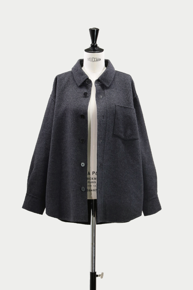 MACHATT マチャット　ウール　ジップリバーコート リバーウールシャツ | MACHATT ONLINE STORE